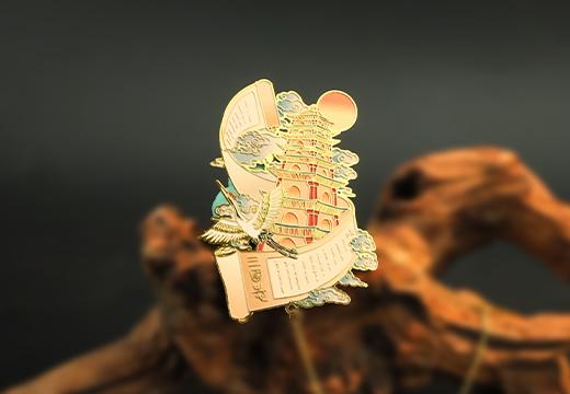景区金属印刷书签定制