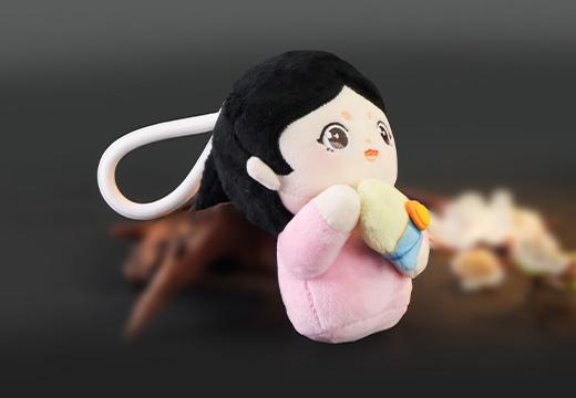 长信宫灯毛绒挂件定制