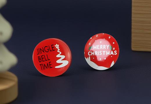 圣诞马口铁徽章吧唧定制