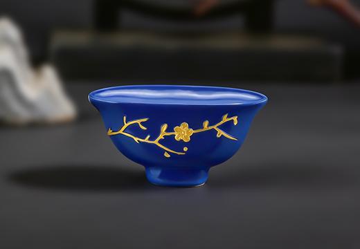 月影梅纹杯树脂冰箱贴定制