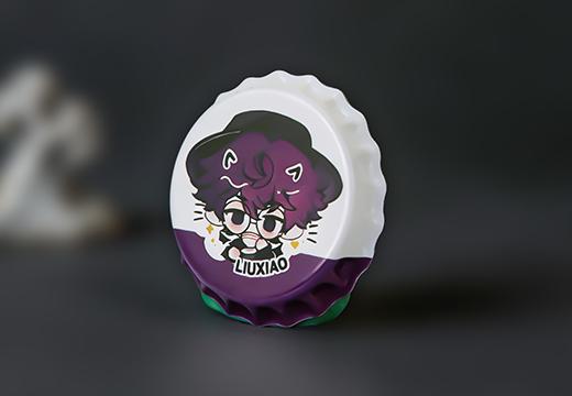 瓶盖马口铁吧唧徽章定制