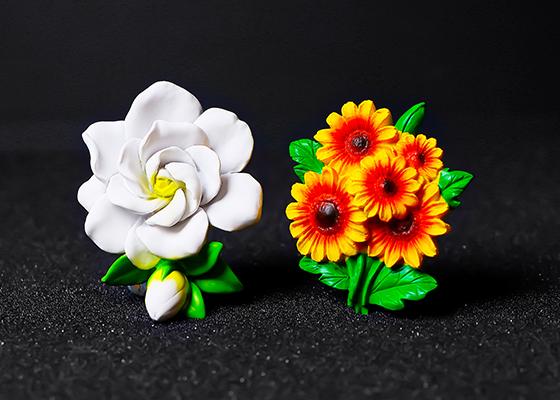仿真植物树脂冰箱贴定制