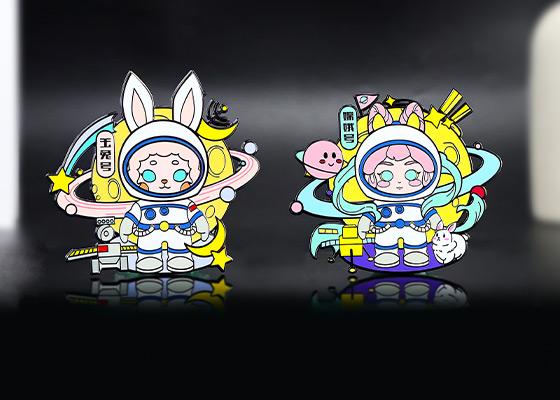 航天桌面摆件金属徽章定制