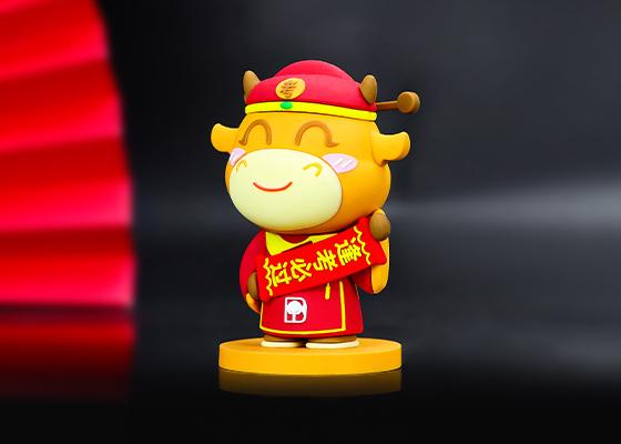 牛牛公仔软胶摆件定制
