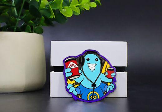 卡通烤漆珐琅金属徽章定制