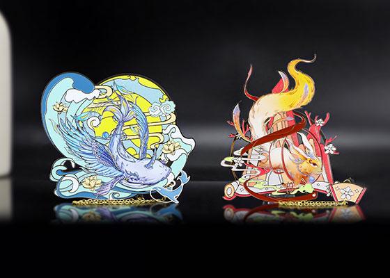 山海经神兽金属书签定制