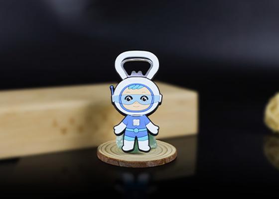 宇航员开瓶器软胶冰箱贴定制