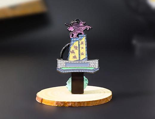 影视周边金属烤漆钥匙扣定制