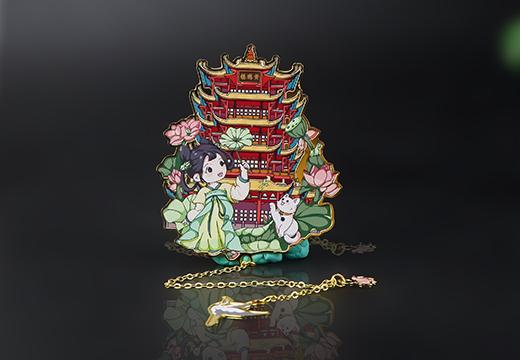 黄鹤楼金属书签定制