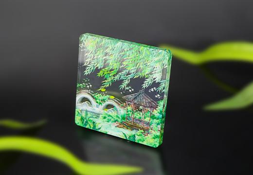亚克力流沙冰箱贴定制