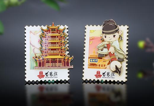 黄鹤楼AR金属冰箱贴定制