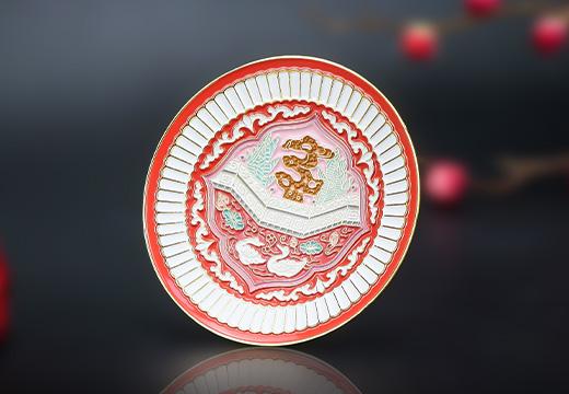博物院碗状金属冰箱贴定制