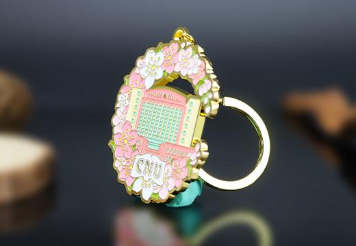 高校金属钥匙扣定制