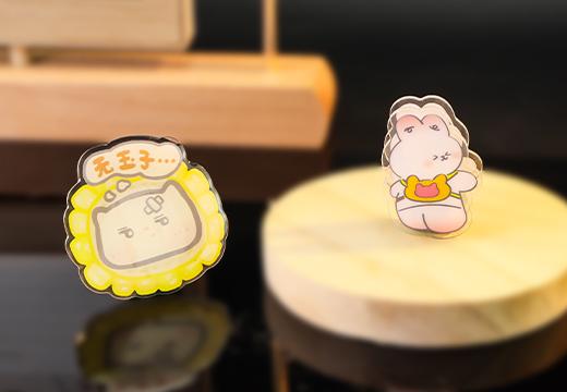 Q萌亚克力徽章定制