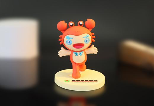 银行企业软胶公仔摆件定制