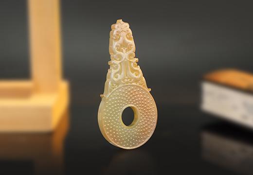 白玉壁夜光树脂冰箱贴定制