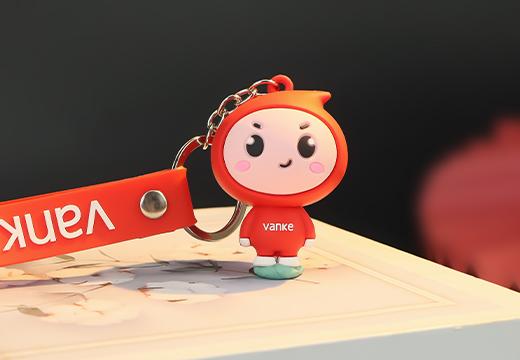 企业钥匙扣挂件公仔定制