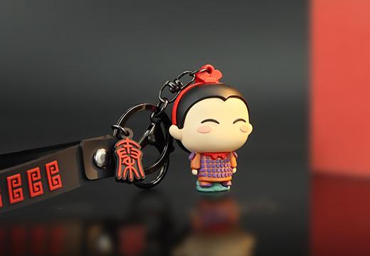 景区软胶钥匙扣挂件定制