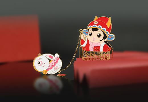 状元金属国风书签定制