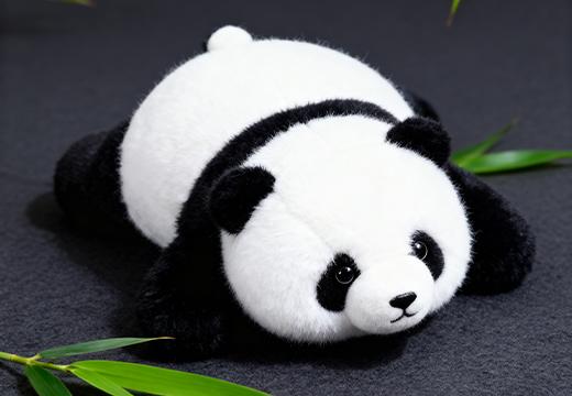 熊猫毛绒公仔玩偶摆件定制
