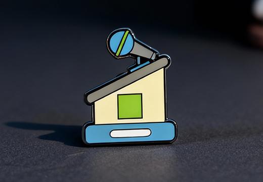 新消费金属烤漆徽章定制