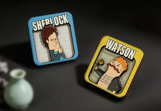 企业联名木质冰箱贴定制