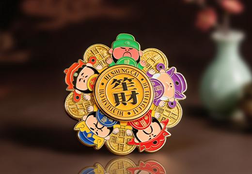 企业旋转金属冰箱贴定制