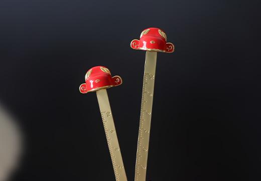 景区状元金属书签尺定制