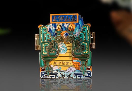 翻盖透光金属冰箱贴定制