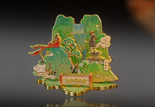金属插件立体冰箱贴定制