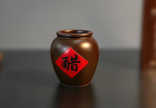 仿真醋坛子树脂冰箱贴定制