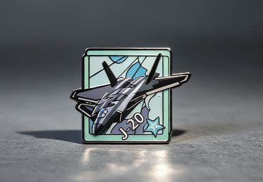 航空飞机金属徽章定制